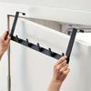 [5-Hook Metal Hanger] 5-Hook Rustproof Metal Hanger | Over-the-Door Space-Saving Organizer for Towels, Clothes, Accessories | Easy Installation