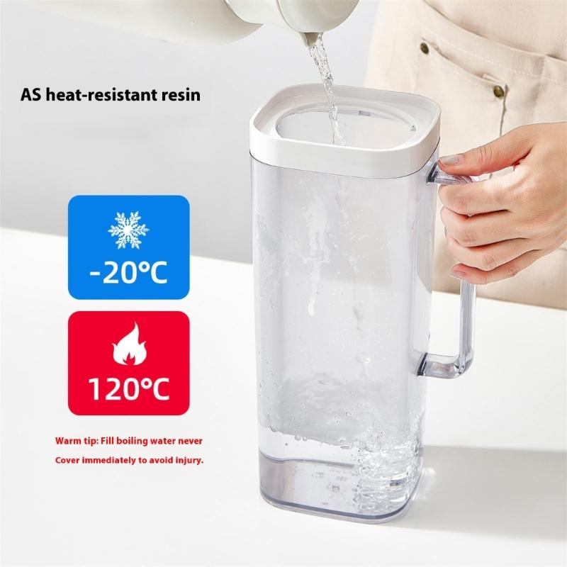 Mehrzweck-Wasserkrüge für den Heimgebrauch, Kaltwasserkessel, Getränkebehälter, Wasserkrüge mit großem Fassungsvermögen und Griff, einfach zu bedienen