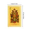 2026 Tai Sui Amulet Kort Hesteår Feng Shui Taisui Bøn Guld Kort Tiltræk Rigdom Sundhed Held Bærbar Beskyttende Gave
