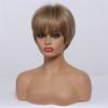 Wig Women's Short Hair Hair Natural Wig Wig Fashion Short Age-Reducing Full-Head