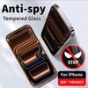 360° Privacy Anti Spy Protector for iPhone Air 6 7 8 X XS XR 11 12 13 14 15 16 17 Pro Max  Full Coverage High Quality Tempered Glass Screen Protector