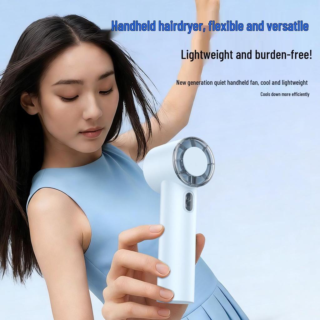 T360 High-Speed Turbo Digital Mini Fan: Portable, USB-Powered, Long Battery Life, Outdoor Handheld