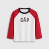 GAP Unisex Toddler Logo Print Raglan Long-Sleeve T-Shirt