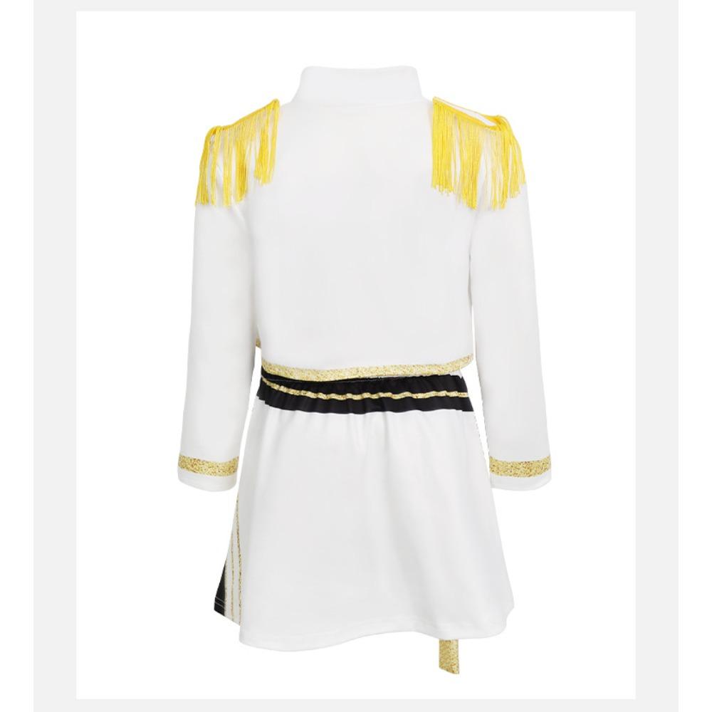 Girls School Stage Performance Pop Singer Carnival Party Role Playing Costumes Kids Pretend Game Halloween Cosplay Outfit Suit Set