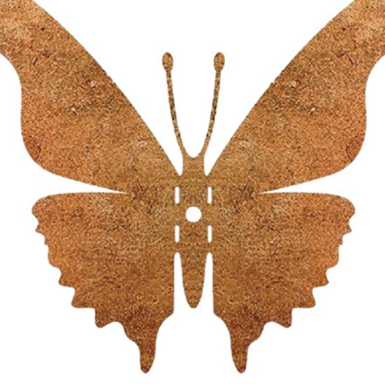 15Pcs Metal Butterfly Wall Decor, 3D Rustic Iron Garden Art for Outdoor Fence Patio, Weatherproof Rustproof Ornament Set