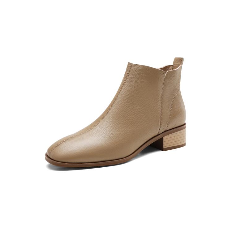 

Модная осенняя женская обувь из натуральной кожи, повседневные короткие ботинки для женщин, модные ботинки, женская обувь, низкий каблук, ботильоны, женские ботинки 40
