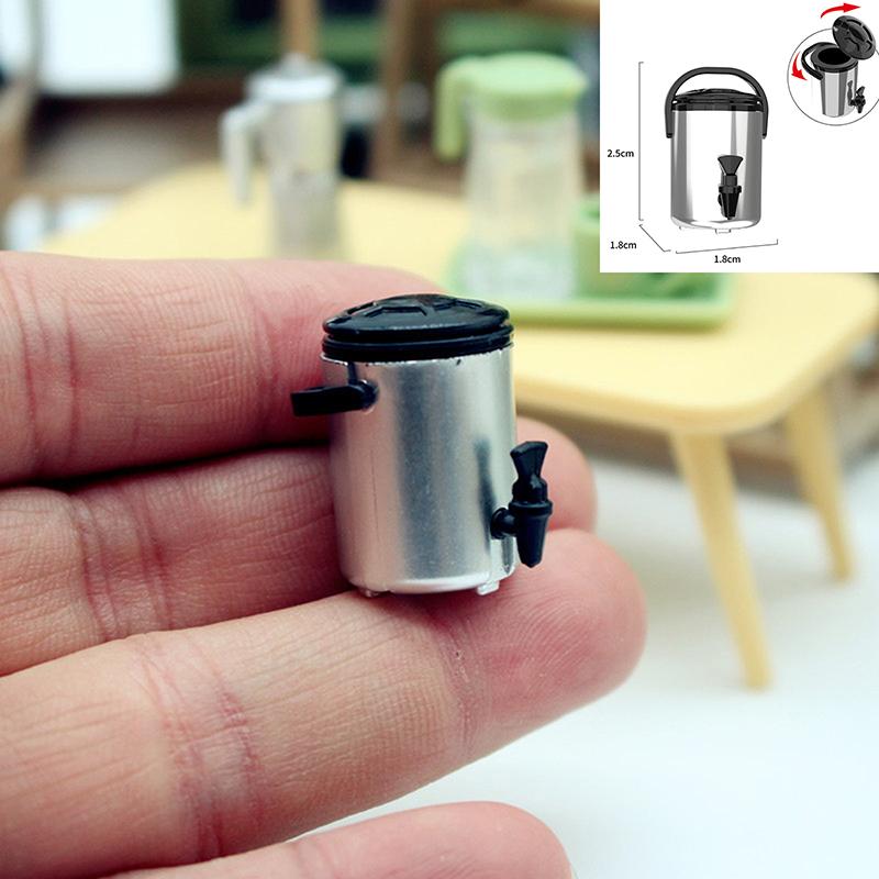 1:12 Dollhouse Miniature Grid Space Mini Juicer Kitchen Supplies Miniature Scene Model Decor Toy Doll House Accessories