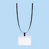Kokuyo Hanging Name Tag Soft Case Black 10 Pcs Naff-S180-10D