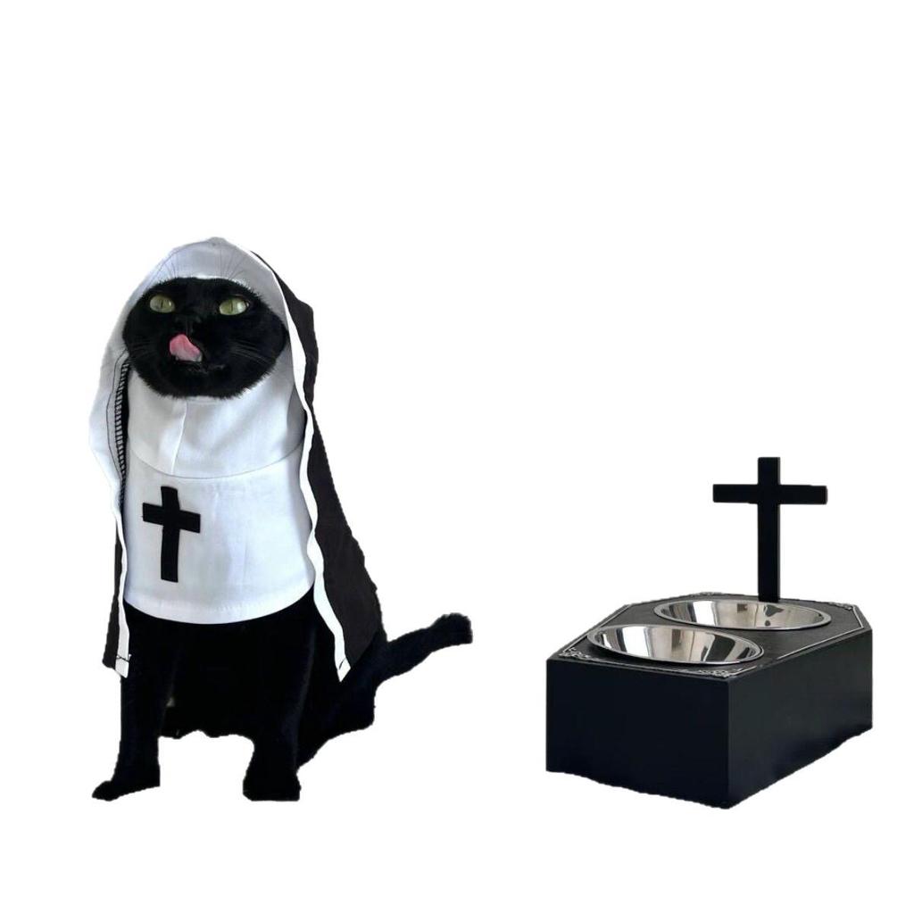 Breathable Summer Cat Clothes: Funny Cosplay Photo Props for Small and Medium Pets