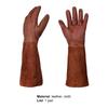 1 Pair Gardening Glove Anti-scratch Effective Faux Leather Practical Heat-resistant Protective Glove for Planting