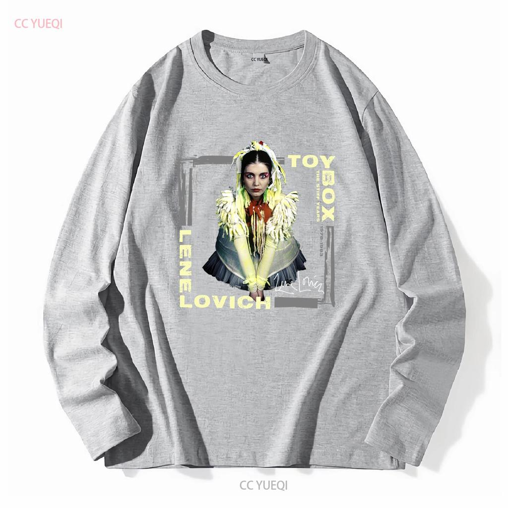 Caixa de Brinquedos Os Anos Rígidos 1978 1983 Lene Lovich S a 5XL Camiseta TMB2520 manga longa ou curta vintage Lavada Esticada