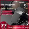 Bluetooth Earphone - Wireless Retractable Cable, Clip-on Single Ear Business Headset