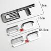 3 Pcs Metal Badge GT 5.0 Emblem Decal Car Sticker for All Models Decoration Toyota Mercedes Amg Ford Mustang GT 5.0 Accessories