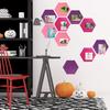 21 Pieces Pin Board Hexagon Felt Board Tiles Bulletin Board Memo Board Notice Board with 40 Pieces Push P for Home Office Classroom Wall Decor 5.9 x