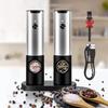 USB Rechargeable Electric Salt Pepper Grinder With Adjustable Roughness Freshly Ground Pepper Pepper Powder Grinder Kitchen Tool
