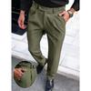 Fashionable Design Business Casual Pants for Men, Spring/summer High-end Straight-leg Commuter Trousers