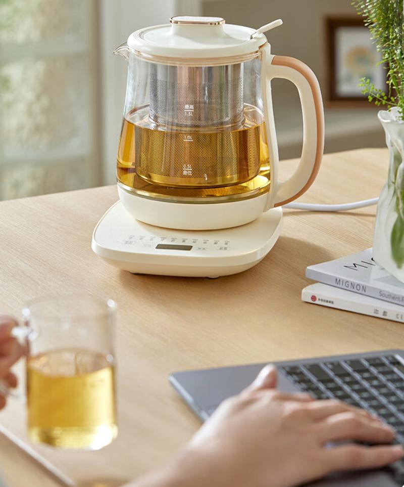220V Home Office Health Pot Household Multi-functional Tea Maker 304 Stainless Steel Strainer Flower Teapot