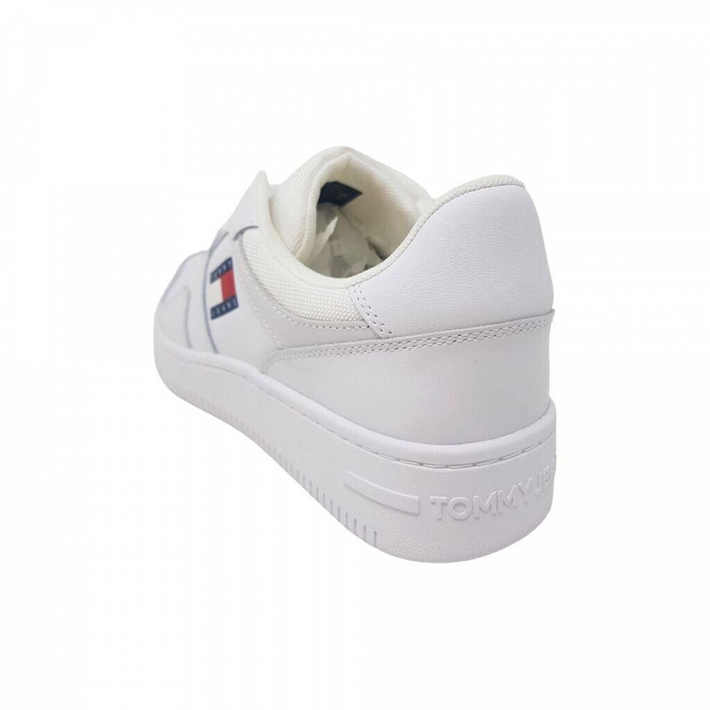 Кроссовки Tommy Hilfiger Retro Essential Leather Basketball Trainers white