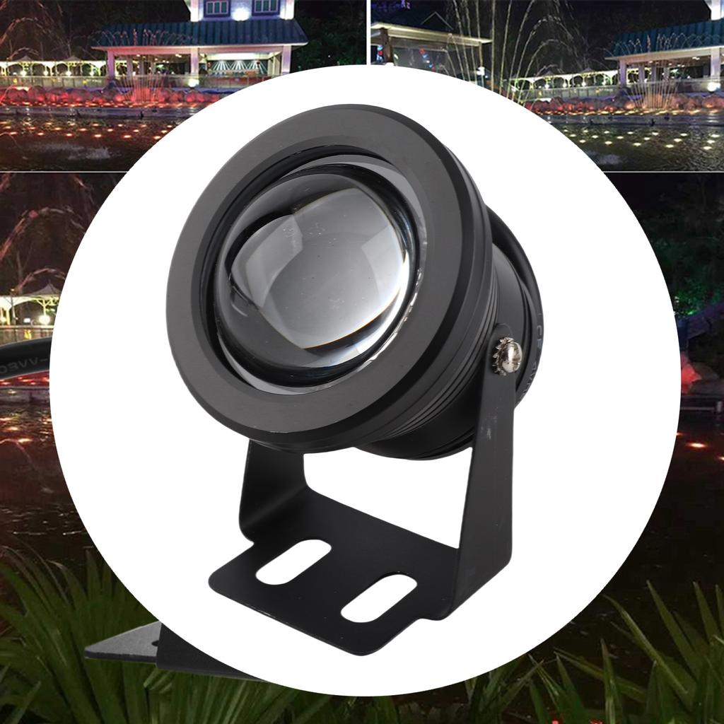12V 10W RGB LED bodové světlo do akvária pro akvarijní nádrž bazén zahradu pod vodou