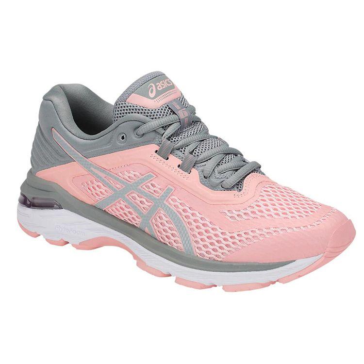 Asics Gt-2000 6 Fabric Non-Slip Breathable Durable Low-Top Running Shoes Women Sneakers T855N-700