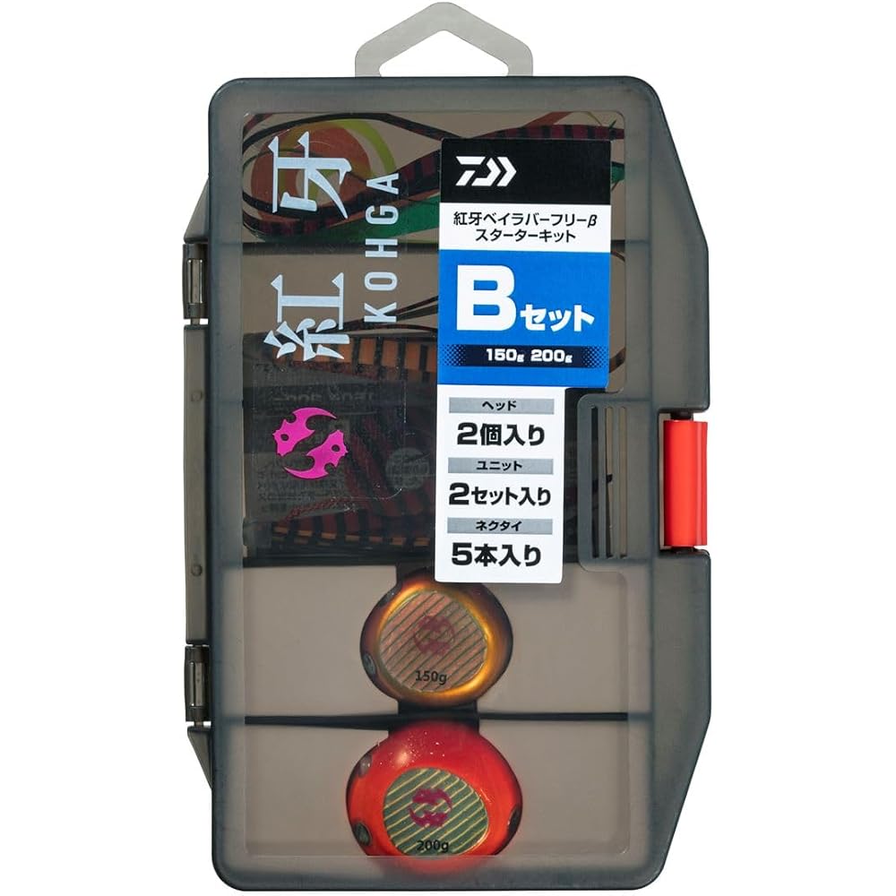 Daiwa Tai Rubber Koya BRF Beta Starter Kit 150g 200g Fishing Tackle Set