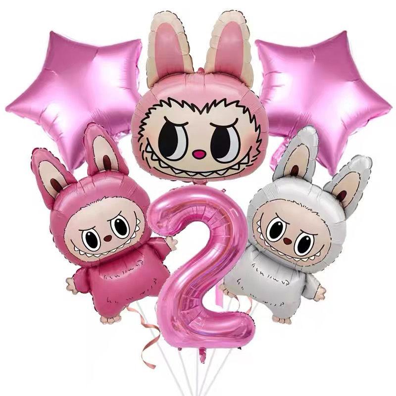 

Набор цифровых шаров из алюминиевой пленки, Милый детский набор для украшения на день рождения number 2