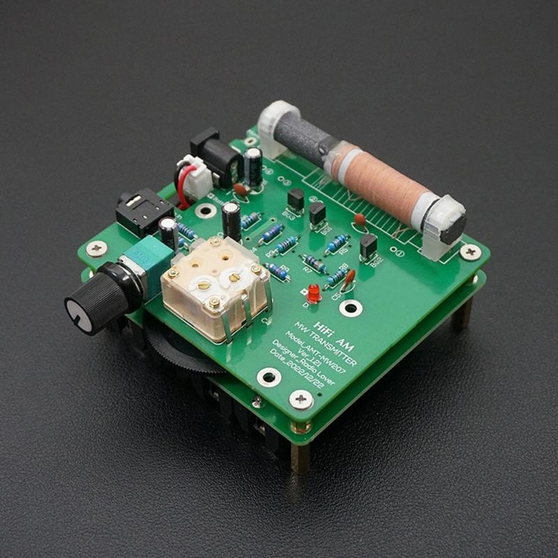 Mineral Radioempfängerplatine Version 1.21 DIY Mittelwellensender Modulplatine Bausatz 525~1605kHz Frequenz