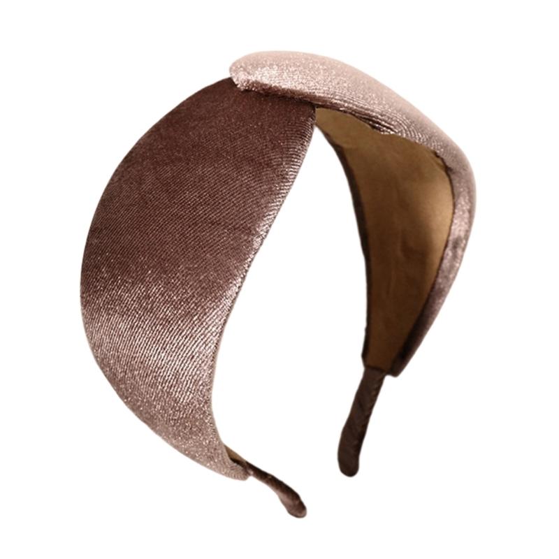 2Pcs Velvety Headbands Solid Color Elegant Style Hairband For Women And Girls Daily Wear Fashionable Accessory