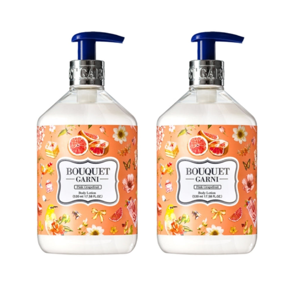 Bouquet Garni Pink Grapefruit Body Lotion 520ml*1Pc/2Pcs