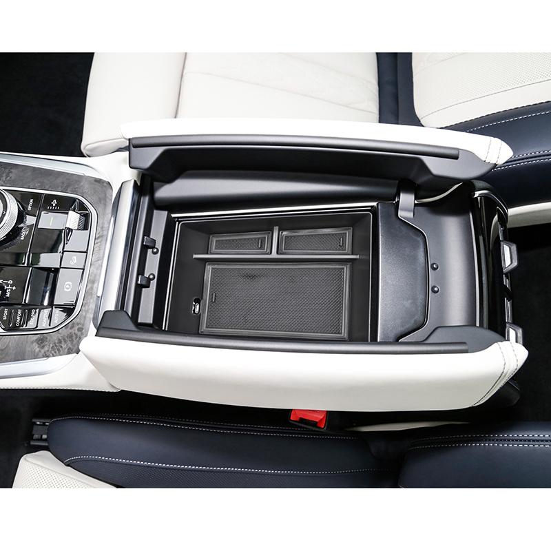 Center Console Organizer for BMW X5/G05 X7/G07 -2024, X6/G06 -2024, Ert Tray Armrest Storage Box Interior Accessories