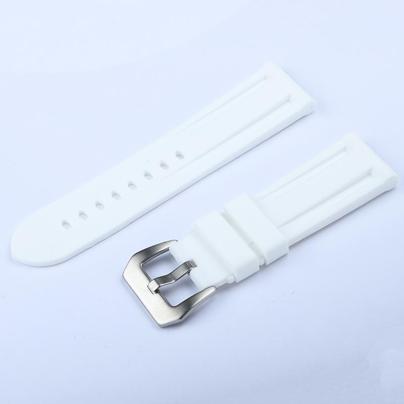 Silicone Watch Band for Panerai Strap Rubber Bracelet 22mm 24mm 26mm Men Women Sport Replacement Watch Band for Omega Belt