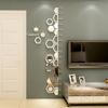 Acrylic Height Measure Mirror Wall Stickers Chart Ruler For Adults Kids Rooms Growth Wall Art Wallpaper Living Room Decoration