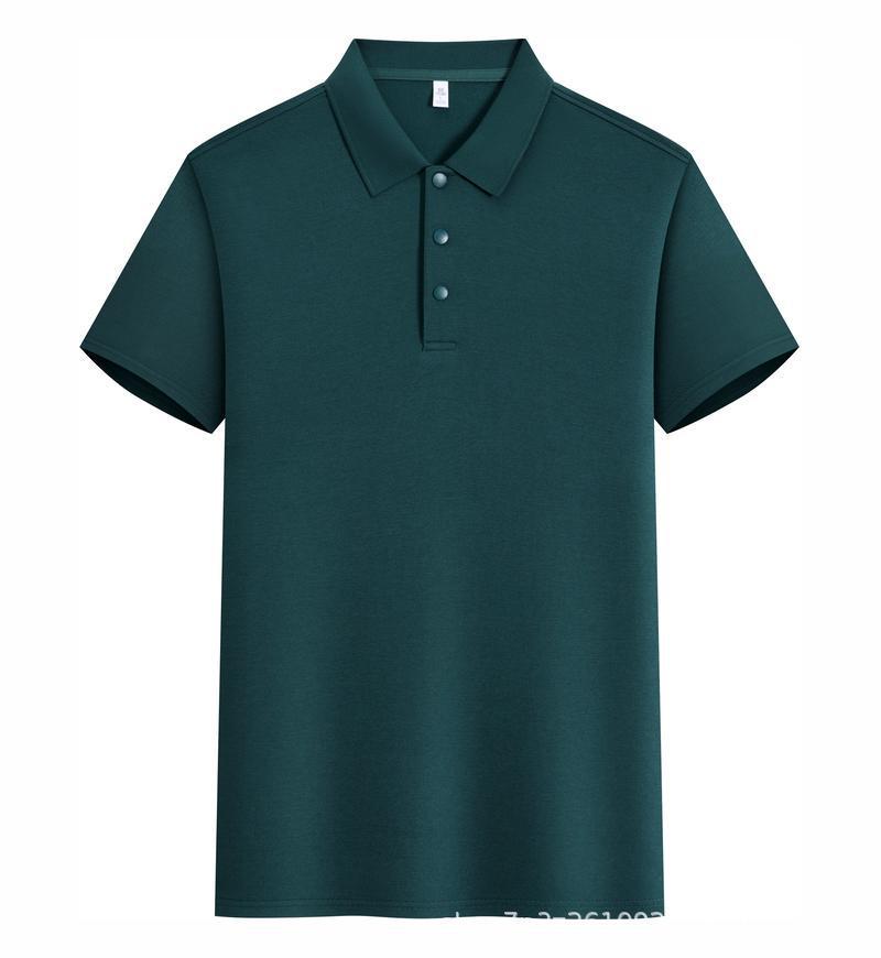 Men's Business Lapel Polo Shirt with Custom Logo Printing