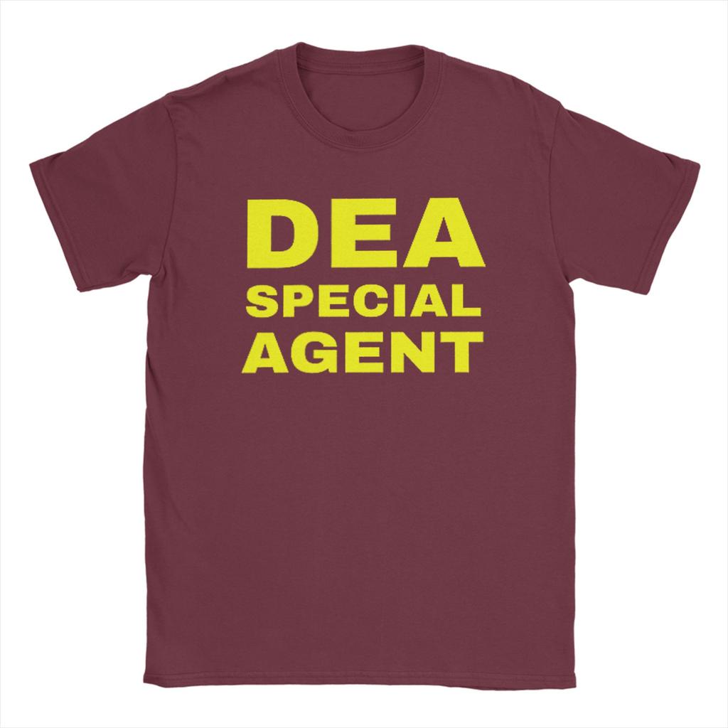 DEA Special Agent Drug Enforcement Administration T Shirt Pure Cotton TShirts For Mens Tshirt Short Sleeve Y2K Top Tees