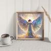 5D DIY Full Round Drill Diamond Painting Winged Angel Home Decor Craft 40x40cm