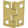 Brass Hinges Mcredy Butt Hinges for Cabinets 1" Hinges with Mounting Screws Gold Kitchen Cabinet Hinges Pack of 4