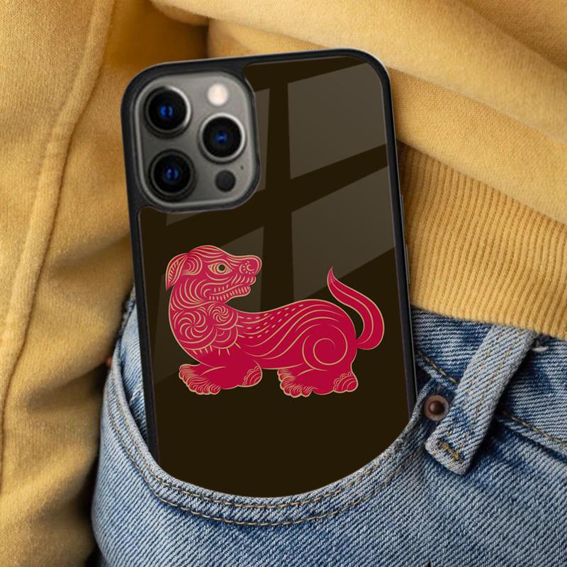 CHINESE ZODIAC SEAMLESS Soft Phone Case for iPhone 17 Air 16e Pro max 15 Pro 13 14 Plus 11 12 MagSafe Magnetic Coque