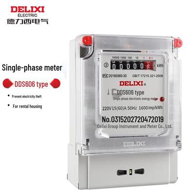 DELIXI DDS606 Einphasen-Elektronischer Stromzähler