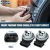 X Autohaux Front Parking Turn Signal 3157 Light Socket for Ford for Mustang 3 P Stable No.F17B13411AB | Brake Lamp Adapter