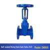 Z41X-16 DN100 Manual Rising Stem Elastic Seat Flanged Gate Valve for Tap Water