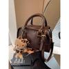 Retro Fashion Pleated Portable Small Bag Women's New Spring and Summer Commuting Versatile Baseball Bag Niche Messenger Bag