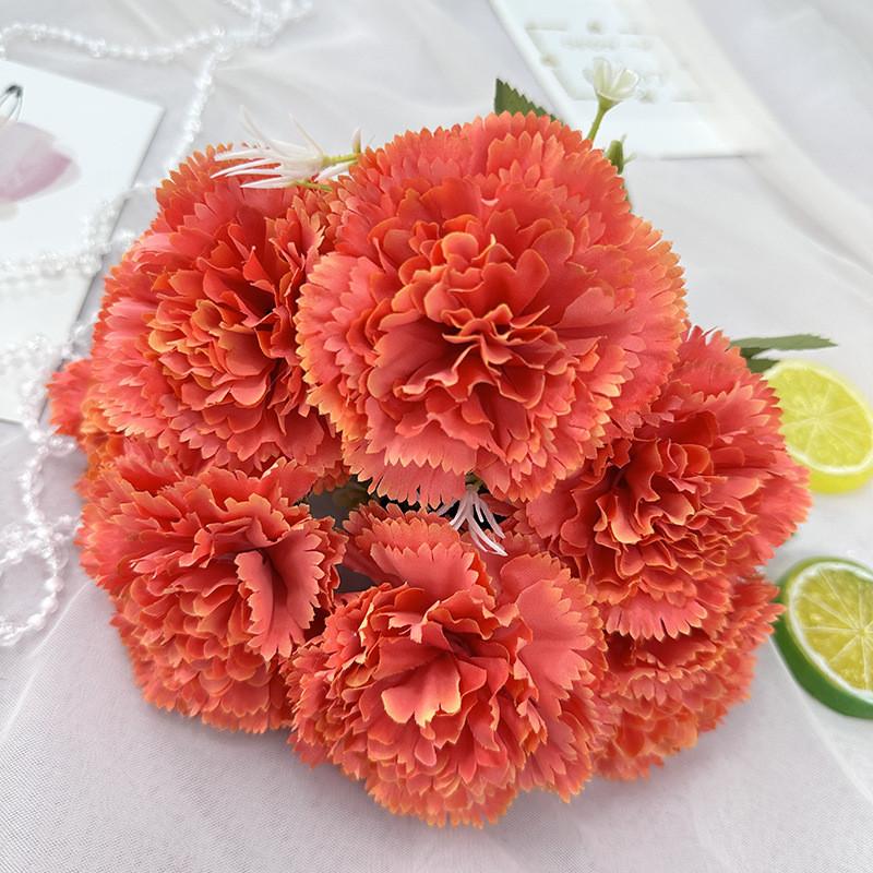 Artificial Carnation Floral Decor For Home Styling And Creative Projects