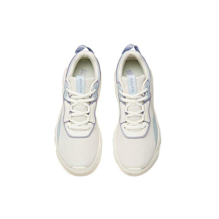 Anta Running Collection Low Top Running Shoes Women's White Purple Blue Mesh 922115535-5