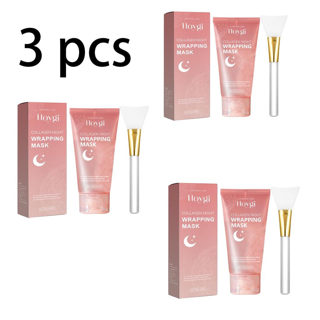 Hoygi Collagen Peel-Off Mask, moisturizes and hydrates, nourishes and firms the skin, cleanses and cares for the skin, suitable for the face, 1 set