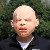 Lustige weinende Kindermaske Halloween Latex weinender Babykopfschmuck Cosplay Partykostüm weinendes Gesicht Requisite