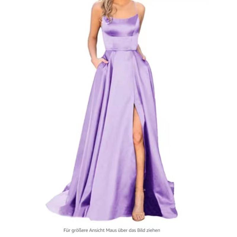 Solid color bridesmaid dress long dress thin off shoulder girlfriend fashion bridesmaid evening dress