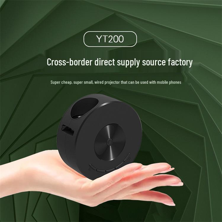 

YT200 Міні Портативний Дитячий LED Проектор з Дротовим Віддзеркаленням Екрану