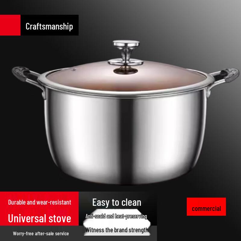 

Sulete Stainless Steel Induction Soup Pot
