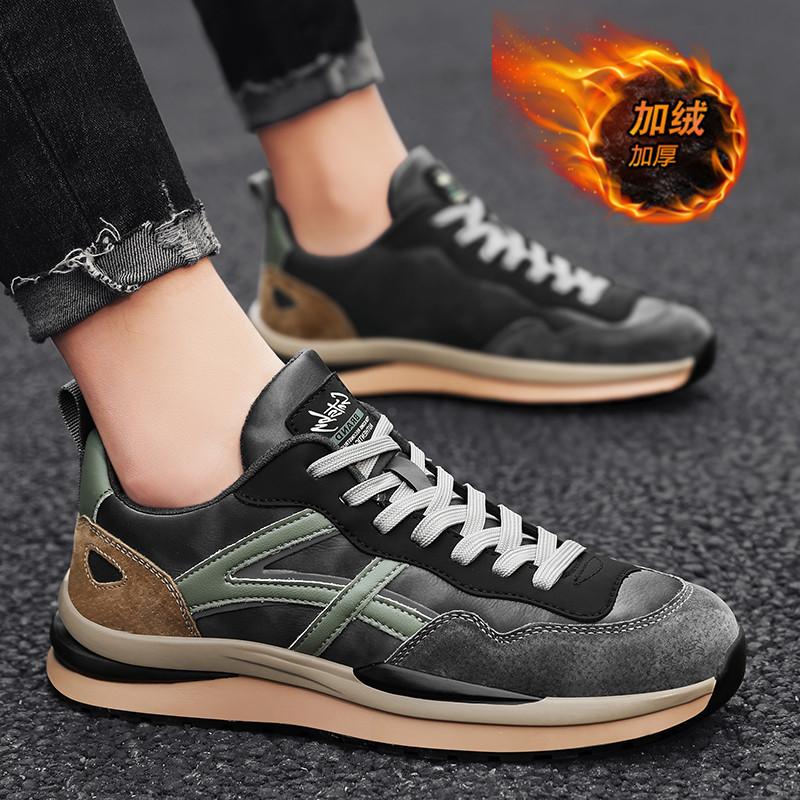 

Мужская обувь Весна Повседневная Ретро Папины Кожаные Туфли Универсальные Спортивные Тренд Кожаные Туфли 44