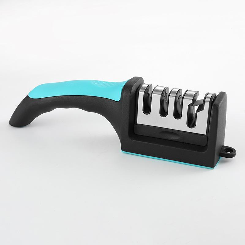 Knife Sharpener Household Three-stage Grinding Tool Multi-functional Four-stage Stall Sharpening Artifact Quick Sharpening Stone